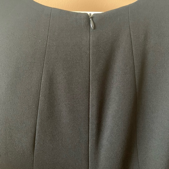 Judith & Charles Black, Ivory and Burgundy Sheath Dress Size 10 - Picture 4 of 9